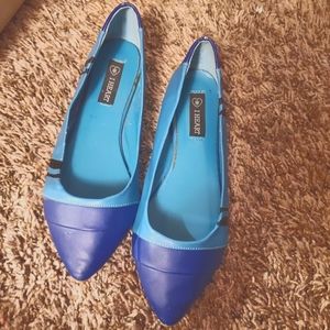 Iron Fist BLUE crayon ballet flats Size 5.5